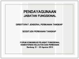 aksi jabatan fungsional pengawas perikanan bidang penangkapan ikan