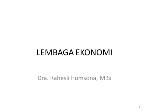 LEMBAGA SOSIAL (PRANATA SOSIAL)