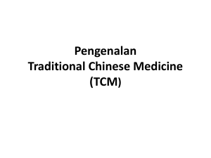 Pengenalan Traditional Chinese Medicine (TCM)