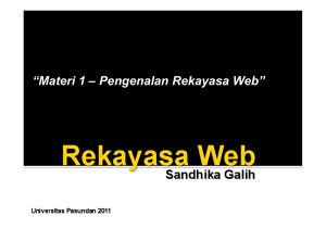 rekweb - materi 1 - Introduction To Web Engineering