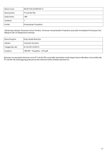 1/1 Nomor Surat SB-057/CSL/LN/IDX/VII/14 Nama Emiten