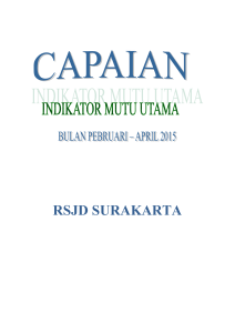 April 2015 - RSJD Surakarta