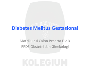 Diabetes Melitus Gestasional - フジックス