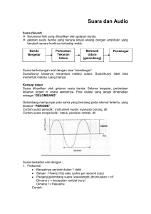 Suara dan Audio