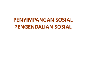 pengendalian sosial - Salamiah Sari Dewi, S.Psi.,M.Psi