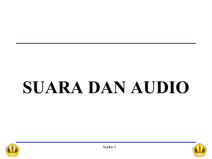 suara dan audio