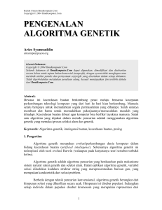 algoritma genetik