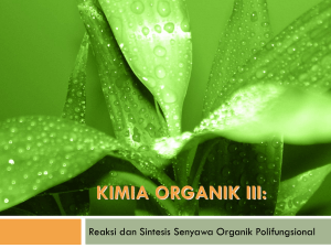 KIMIA ORGANIK III: