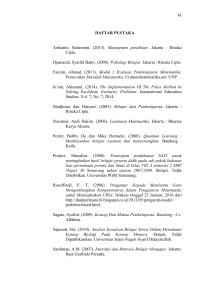 DAFTAR PUSTAKA Arikunto, Suharsimi.