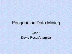 Konsep Dasar Data Mining