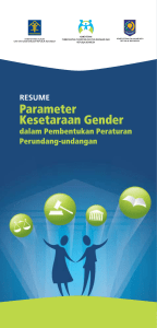 resume parameter kesetaraan gender dalam pembentukan