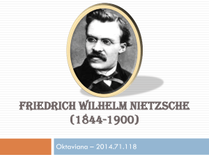 Friedrich Wilhelm Nietzsche (1844