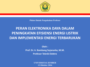 peran elektronika daya dalam peningkatan efisiensi energi listrik