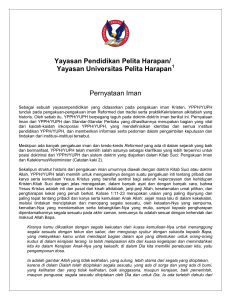 Yayasan Pendidikan Pelita Harapan/ Yayasan Universitas Pelita