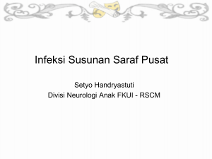 Infeksi Susunan Saraf Pusat 2011