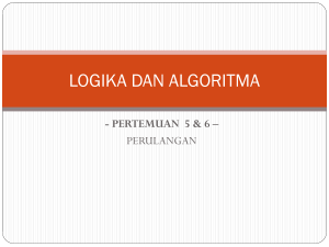 logika dan algoritma - Blog Sivitas STIKOM Surabaya