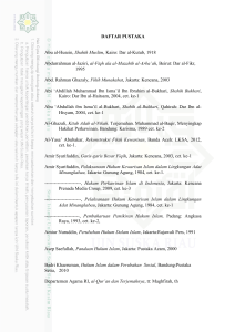 DAFTAR PUSTAKA Abu al-Husein, Shahih Muslim, Kairo: Dar al