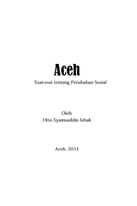 Persembahan Bagi Gerakan Aceh Baru_Otto