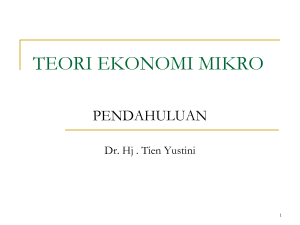 teori ekonomi mikro - UIGM | Login Student