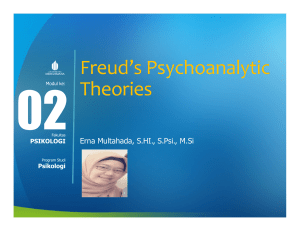 Freud`s Psychoanalytic Theories