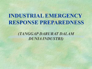 industrial emergency response preparedness