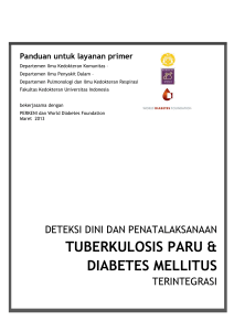 1. deteksi dini diabetes mellitus