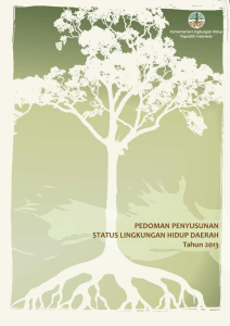 Pedoman Penyusunan SLHD - Datin KLH