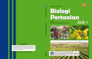 bab i penelitian dalam biologi (pertanian)