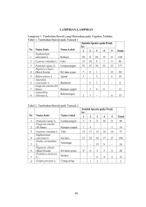 88 LAMPIRAN-LAMPIRAN Lampiran 1. Tumbuhan Bawah yang