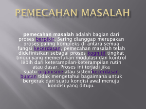 Pemecahan masalah