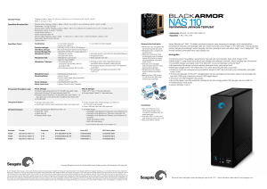 Server BlackArmor® NAS 110 adalah solusi