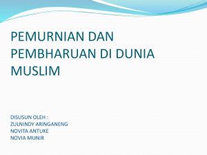 pemurnian dan pembharuan di dunia muslim