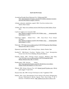 DAFTAR PUSTAKA Accounting Principle Board Statement No.4