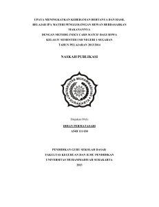 jurnal publikasi - Universitas Muhammadiyah Surakarta