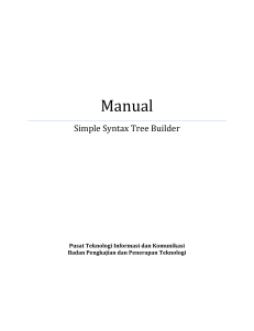 Manual Aplikasi Syntax Tree Builder