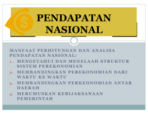 pendapatan nasional