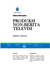 Media Televisi dalam Ilmu Komunikasi