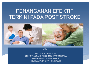 perawatan efektif terkini post stroke