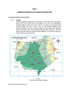 bab ii gambaran umum wilayah kabupaten magelang