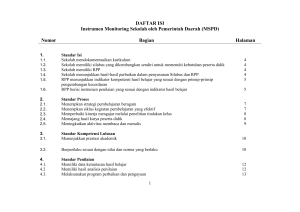 Instrumen Monitoring Sekolah oleh Pemerintah