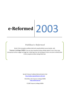 e-Reformed 2003 - SABDA