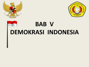 bab v demokrasi indonesia - E