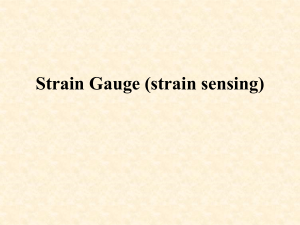 Strain Gauge (strain sensing)