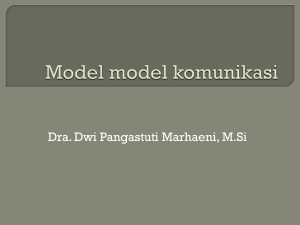 Model model komunikasi