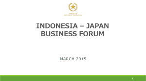 INDONESIA – JAPAN BUSINESS FORUM