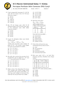 K13 Revisi Antiremed Kelas 11 Kimia