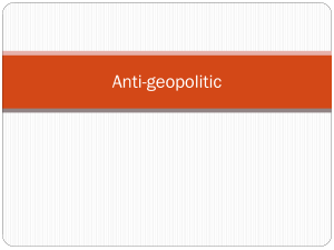 Anti-geopolitic