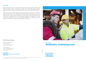 Workmen Compensation - PT AIG Insurance Indonesia
