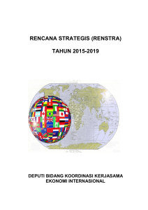 renstra - Kementerian Koordinator Bidang Perekonomian Republik