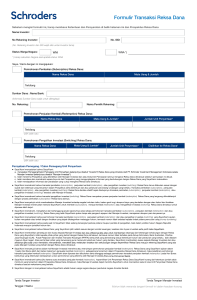 Formulir Transaksi Reksa Dana